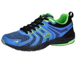 Lico Herren Sprinter Laufschuh, blau/schwarz/Lemon, 39 EU von Lico