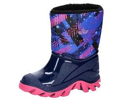 Lico Jungen Mädchen Player Gummistiefel, Marine/pink, 20 EU von Lico