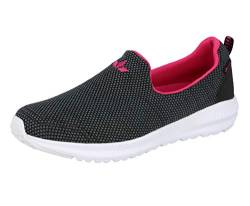 Lico Merit Damen Sneaker, Grau/ Schwarz/ Pink, 41 EU von Lico