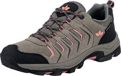 Lico Outdoor- & Trekkingschuh Damen Outdoor- & Trekkingschuh, Grau/ Rosa, 41 EU von Lico