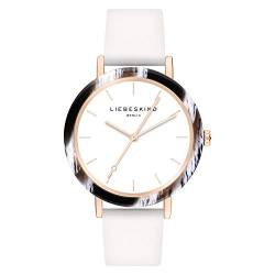 LIEBESKIND BERLIN TIME & JEWEL Damen Analog Quarz Uhr mit Leder Armband LT-0236-LQ von Liebeskind