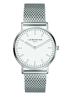 LIEBESKIND Damen Analog Quarz Armbanduhr mit Edelstahlarmband LT-0075-MQ von Liebeskind