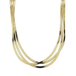 LIEBESKIND Halskette aus Edelstahl (Gold) von Liebeskind