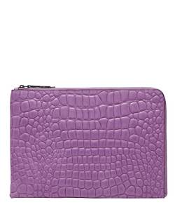 Liebeskind Berlin PB Croco Laptop Case, Onesize (HxBxT 18cm x 25cm x 1cm), Lavender von Liebeskind