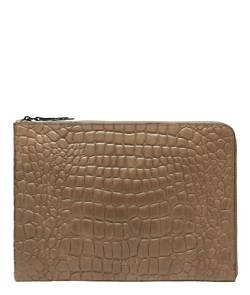 Liebeskind Berlin PB Croco Laptop Case, Onesize (HxBxT 18cm x 25cm x 1cm), Praline von Liebeskind