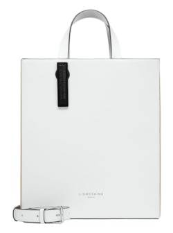 Liebeskind Berlin Women's Paper Bag Carter BI-Color Paperbag M Offwhite Tote von Liebeskind