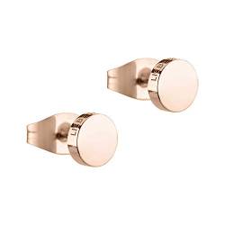 Liebeskind Ohrringe LJ-0485-E-05 Damen Ohrstecker Edelstahl Rose, Edelstahl Ip Roségold, One Size von Liebeskind