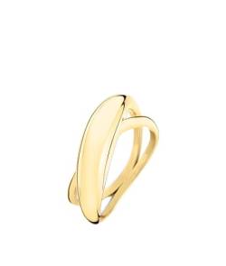 Liebeskind Ring LJ-1442-R-56 aus Edelstahl in gold von Liebeskind