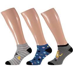 Lieblingsstrumpf24 by Koronowski 2 Paar Lustige Ostern Socken Herren 41-46 Bunte Socken Gemusterte Baumwolle Socken Happy Easter (3 Paar Sneaker socken Mix 3) von Lieblingsstrumpf24 by Koronowski