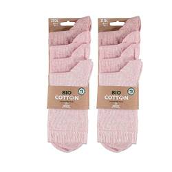 Lieblingsstrumpf24 by Koronowski 8 Paar Bio Baumwolle Socken ohne Naht Kinder Junge Mädchen Basic-Socken Öko-Tex Standard 100 (23-26, MULTI PINK) von Lieblingsstrumpf24 by Koronowski