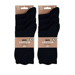 Lieblingsstrumpf24 by Koronowski 8 Paar Bio Baumwolle Socken ohne Naht Kinder Junge Mädchen Basic-Socken Öko-Tex Standard 100 (31-34, NAVY) von Lieblingsstrumpf24 by Koronowski