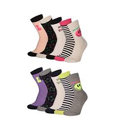 Lieblingsstrumpf24 10er Pack Kinder Socken Jungen Mädchen Baumwolle Öko-Tex Standard 100 (23-26, Girl Mix Socken) von Lieblingsstrumpf24