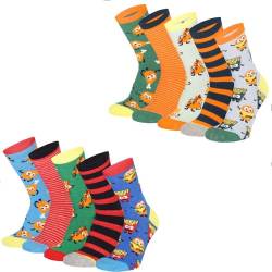 Lieblingsstrumpf24 10er Pack Socken Kinder Jungen Mädchen Baumwolle(Fashion 1 Mix 23-26) von Lieblingsstrumpf24