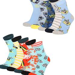 Lieblingsstrumpf24 10er Pack Socken Kinder Jungen Mädchen Baumwolle(Fashion Mix 23-26) von Lieblingsstrumpf24