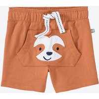 Baby-Jungen-Shorts mit Faultier-Applikation von Liegelind