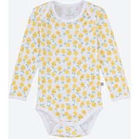 Baby-Mädchen-Body mit Zitronen-Muster von Liegelind