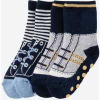 Jungen-Antirutsch-Socken, 2er-Pack von Liegelind