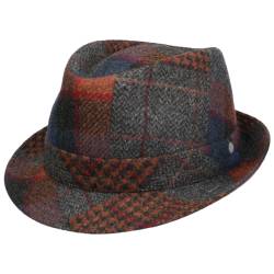 Merino Patchwork Trilby Wollhut by Lierys von Lierys