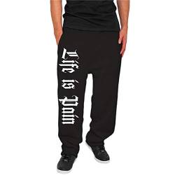 Life Is Pain Herren Jogginghose Trainingshose Tattoo Pain Größe S bis 5XL von Life Is Pain