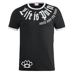 Life Is Pain Herren Tshirt Label Weisse Serie Limited Edition Grösse S bis 5XL von Life Is Pain