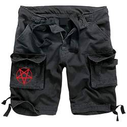 Life Is Pain Männer Kurze Armee Hose Pentagramm Fünfstern Größe S bis 7XL von Life Is Pain