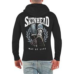 Männer Kapuzenjacke Skinhead Way of Life Boots (mit Rückendruck) von Life Is Pain