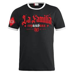 Männer T-Shirt La Familia FCK Copacabana Worldwide Größe S - 5XL von Life Is Pain