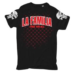 Männer T-Shirt La Familia FCK You All Größe S - 5XL von Life Is Pain