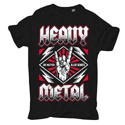 Männer und Herren T-Shirt Heavy Metal Die Mutter Aller Genres Größe S - 5XL von Life Is Pain