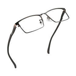 LifeArt Blaue Licht Blockieren Brille, Anti-Augen-Müdigkeit, Computer Lesebrillen, Gaming Brille, TV Brille für Frauen Männer, Anti UV, Anti Glare (Braun, 0.25 Vergrößerung von LifeArt