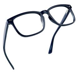 LifeArt Blaulicht-Schutzbrillen, Computer-Lesebrillen, Spielbrillen, TV-Brillen für Frauen, Männer, Blendschutz (Marine, 1,50-fache Vergrößerung) von LifeArt