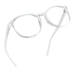 LifeArt Blue Light Blocking Brille, Anti Eyestrain, Computer Lesebrille, TV Brille für Frauen Männer(klar,0.75 Vergrößerung) von LifeArt