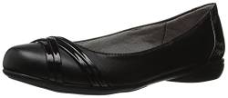 LifeStride Damen, Aliza Flat, Schwarz glatt, 37.5 EU von LifeStride