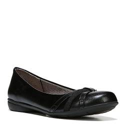 LifeStride Damen Abigail Ballerinas, Schwarz, 38 EU Weit von LifeStride