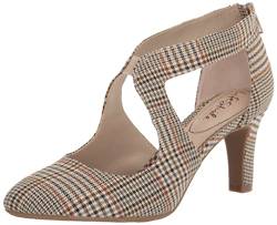 LifeStride Damen Giovanna 2 Pumps, Braunes Plaid, 42.5 EU von LifeStride