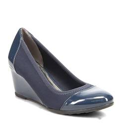 LifeStride Women's Juliana Stretch Wedge Pump, lux Navy, 8 M US von LifeStride