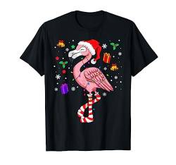 Weihnachten Flamingo Shirt lustiges Weihnachts T-Shirt von Lifua