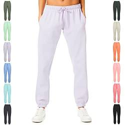 Light and Shade Damen Soft Touch Loungewear Jogginghose Jogger Jogginghose, Lavendel, M von Light & Shade