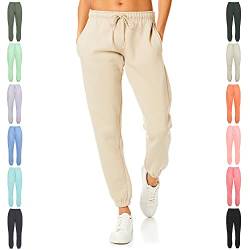 Light and Shade Damen Soft Touch Loungewear Jogginghose Jogger Jogginghose, Sand, L von Light & Shade