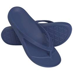 Lightfeet Fußgewölbeunterstützung Flip Flops,Australische Podologen Designed FlipFlops für Frauen & Männer Verhindern müde schmerzende Beine, marineblau, 37/38 EU von LightFeet