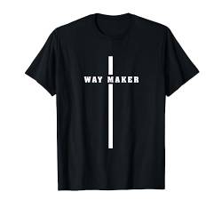 Way Maker Kirche Christ Jesus Kreuz Christlich T-Shirt von Lightedblessing Christliche Kleidung