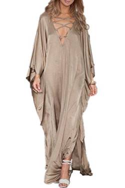 AiJump Damen Sommer Strandkleider Maxi Kaftan Strand Abdeckungs Bikini Cover Up von LikeJump