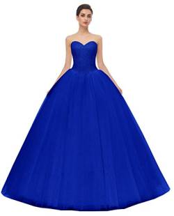 Beautyprom Damen-Ballkleid, Brautkleid, Hochzeitskleid. - Blau - 36 von Likedpage