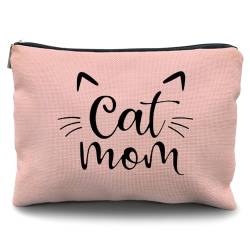Likjad Make-up-Tasche für Katzenliebhaber, Geschenke für Frauen, Katzengeschenke, Kosmetiktasche, Katzengeschenk für Katzenliebhaber, Katzengeschenke für Frauen, Katzenmütter, Katze 12 von Likjad