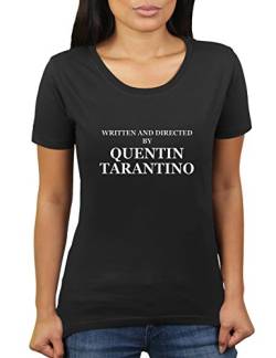 Written and Directed by Quentin Tarantino - Damen T-Shirt von KaterLikoli, Gr. L, Deep Black von Likoli
