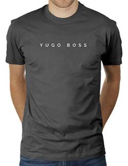 Yugo Boss - Herren T-Shirt von KaterLikoli, Gr. L, Anthrazit von Likoli