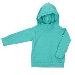 Lilakind“ Baby Kinder Hoodie Kapuzenpulli Uni Mint Gr. 110/116 - Made in Germany von Lilakind