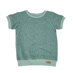 Lilakind“ Baby Kinder Jersey T-Shirt Rundhals Top Baumwolle Füchse Blau Orange Handmade Gr. 80/86 - Made in Germany von Lilakind