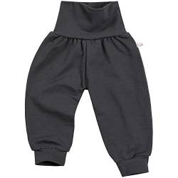 Lilakind“ Baby Kinder Mädchen Jungen Pumphose Hose Babyhose Jersey Uni einfarbig Basic grau Gr. 86/92- Made in Germany von Lilakind