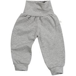 Lilakind“ Baby Kinder Mädchen Jungen Pumphose Hose Babyhose Jersey Uni einfarbig Basic grau meliert Gr. 134/140- Made in Germany von Lilakind